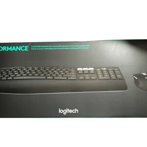 Logitech Black Keyboard and Mouse Set